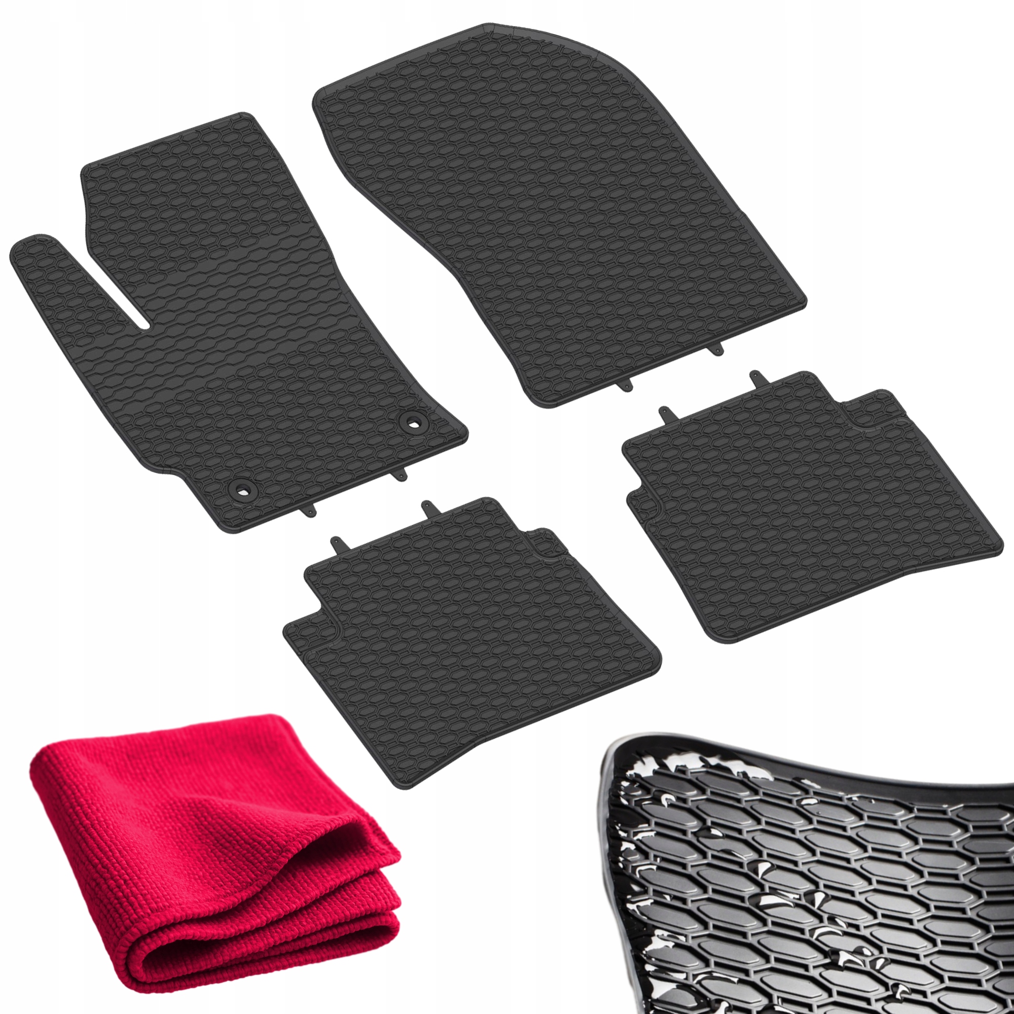 Dywaniki Gumowe Zestaw do Toyota Corolla XII Od 2018 Hatchback