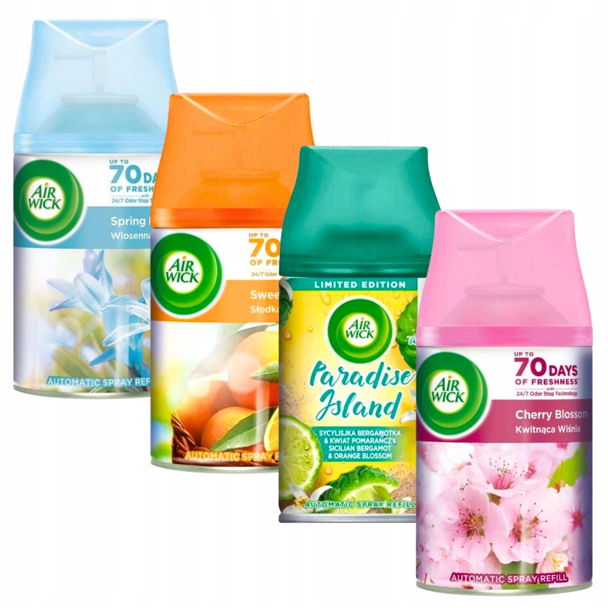 

4x Air Wick Freshmatic Odświeżacz Powietrza Wkład