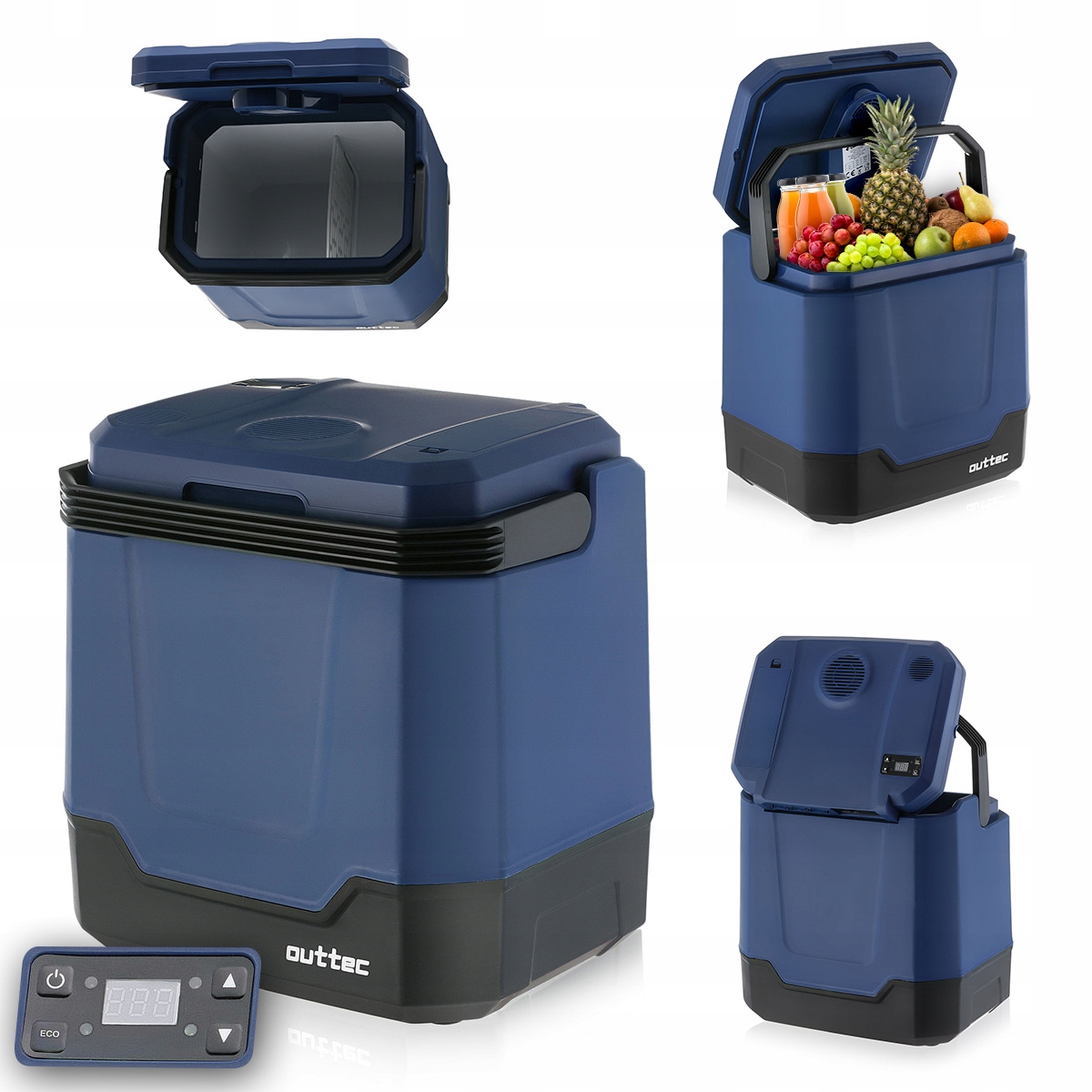 Lodówka Turystyczna Samochodowa Elektryczna 12V 230V 33L Outtec