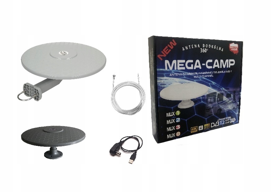 

Antena Mega-camp DVB-T2 Usb jacht kamper producent