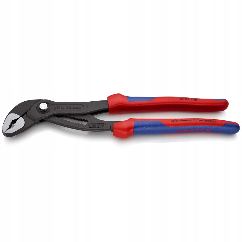 Szczypce do rur Cobra 300 mm fosforanowane, szare Knipex (8702300)