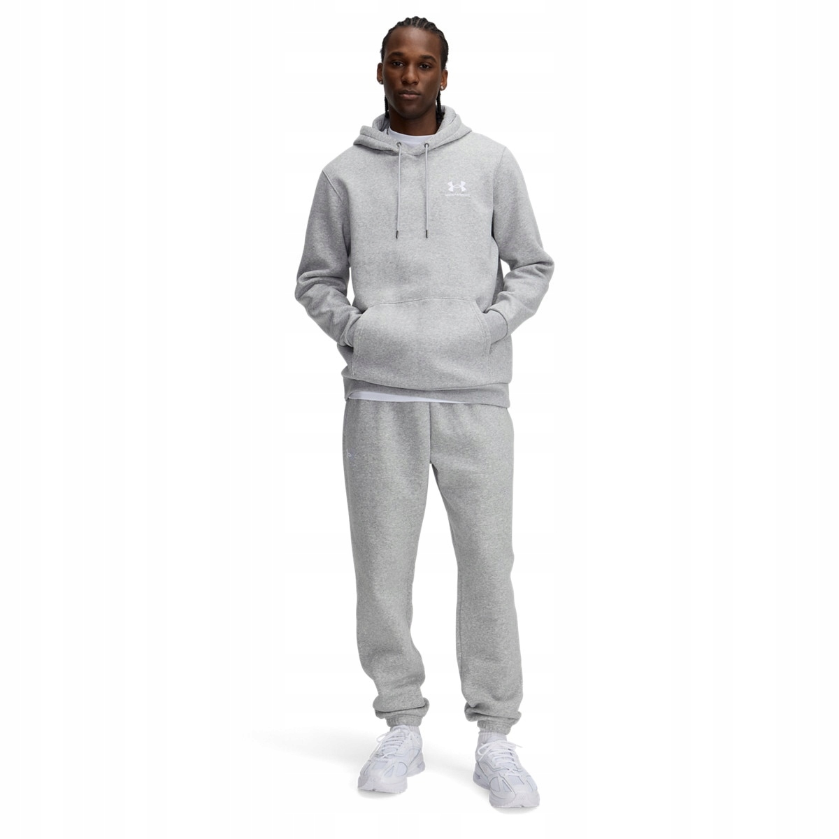 Męskie spodnie dresowe Under Armour Ua Essential Fleece Jogger Szary L