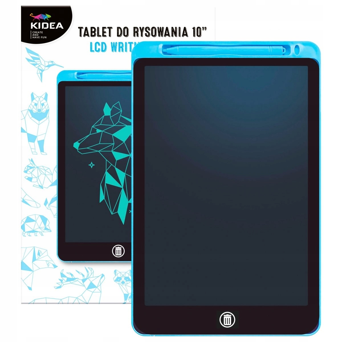 

Kidea Tablet LCD 10' Znikopis Rysowanie Niebieski