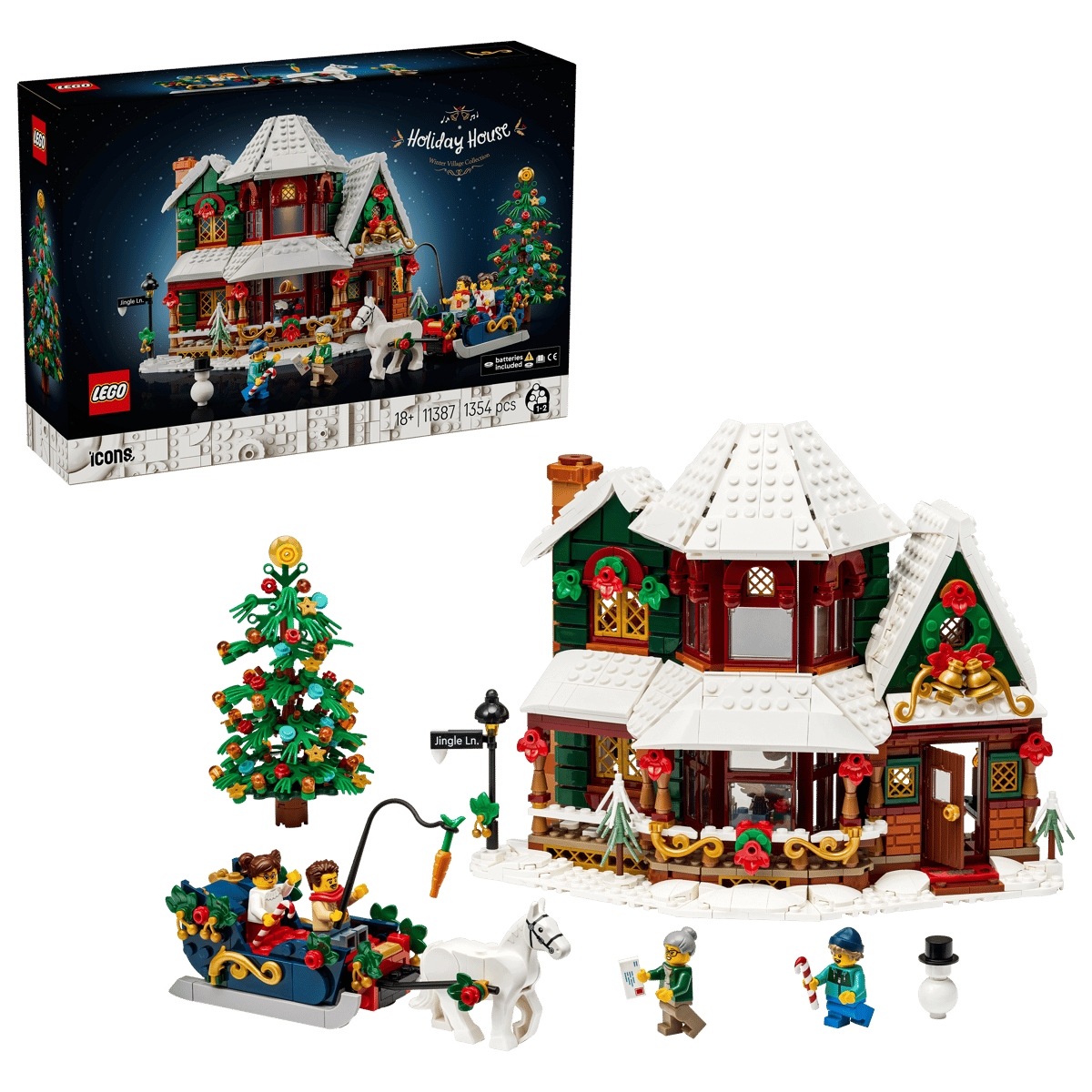 Lego Icons 11387 Świąteczny Domek 18+ Nowy