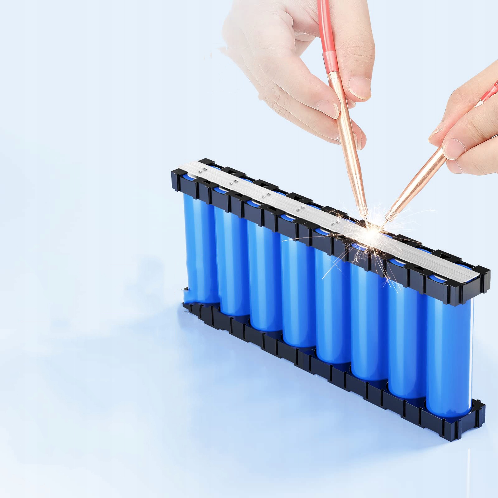 MASZYNA DO ZGRZEWARKA PUNKTOWA PRZENOŚNA SPAWARKA PUNKTOWA 5300MAH BATERIA Marka bez marki