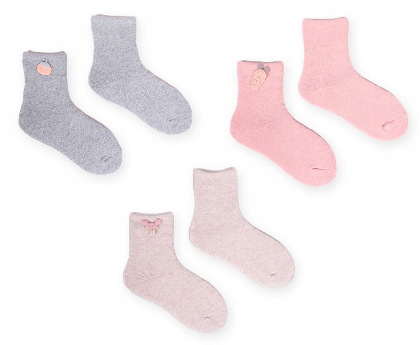 

3 x Grube Skarpetki Frotte 3D YoClub 27-30