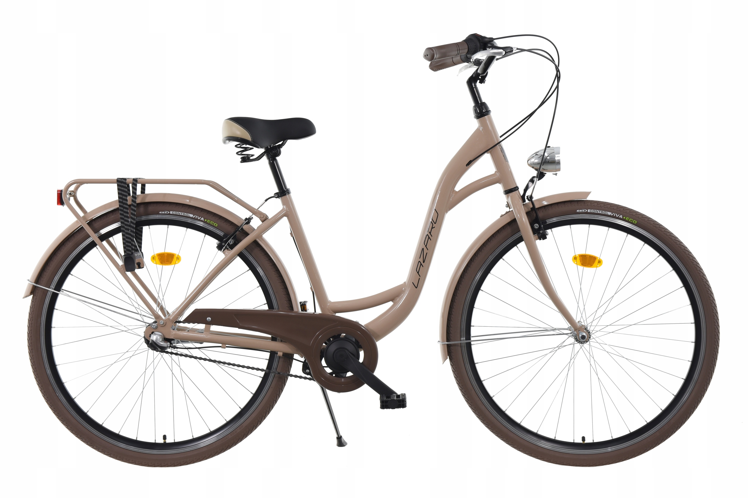 Rower Miejski 28 Lazaro Avanti Damski Alu Shimano Nexus Brązowy