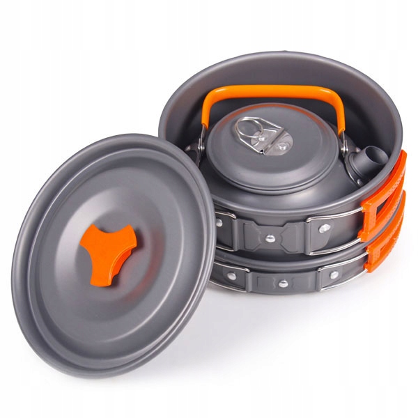 MENAŻKA ALUMINIOWA TURYSTYCZNA 3 SZT ZESTAW