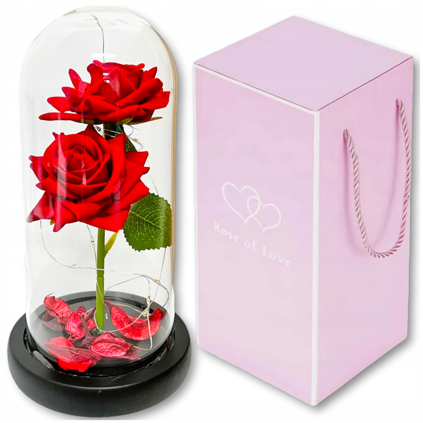 

Wieczna Róża W Szkle Led Na Walentynki