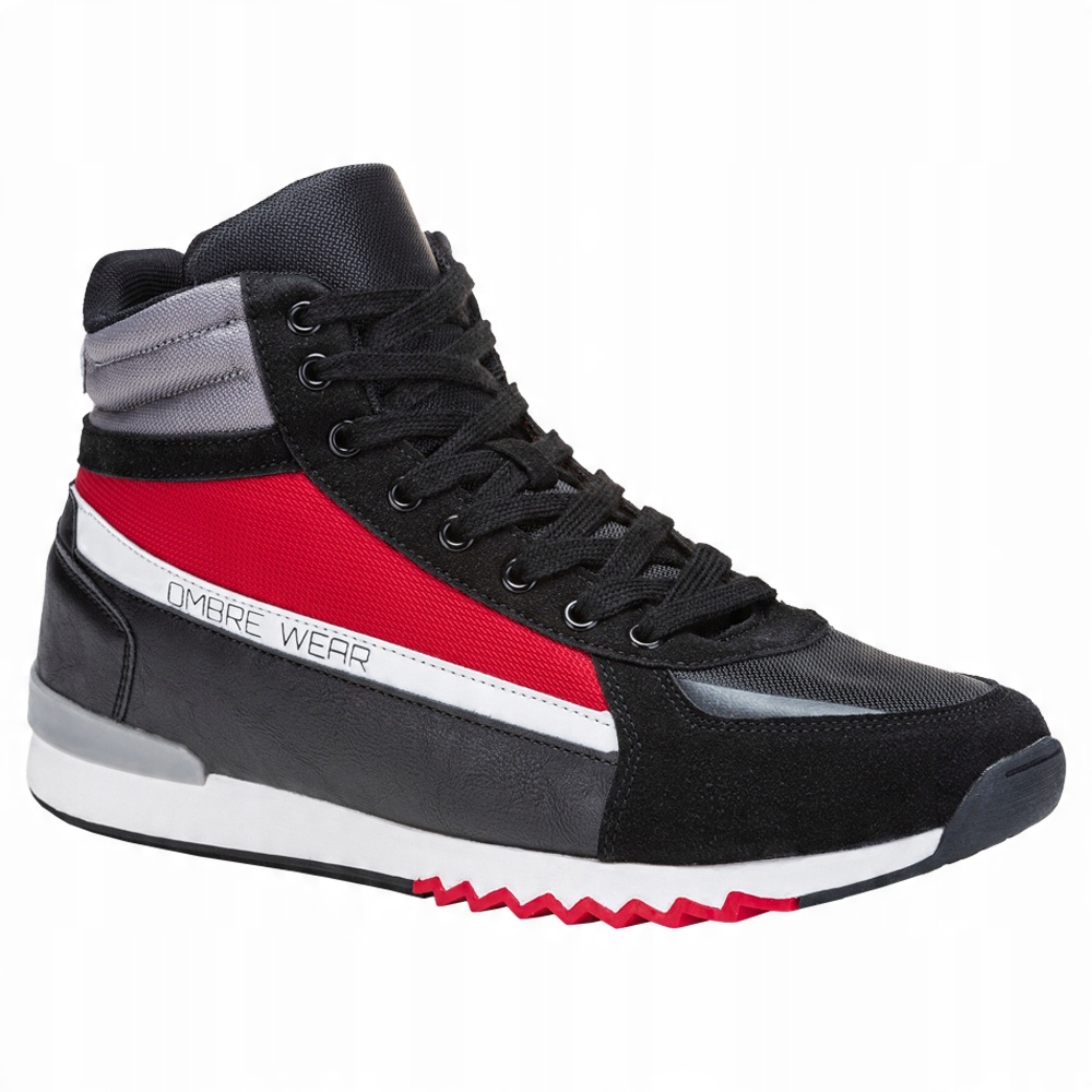 

Buty męskie sneakersy sznurowane T358 czarne 44