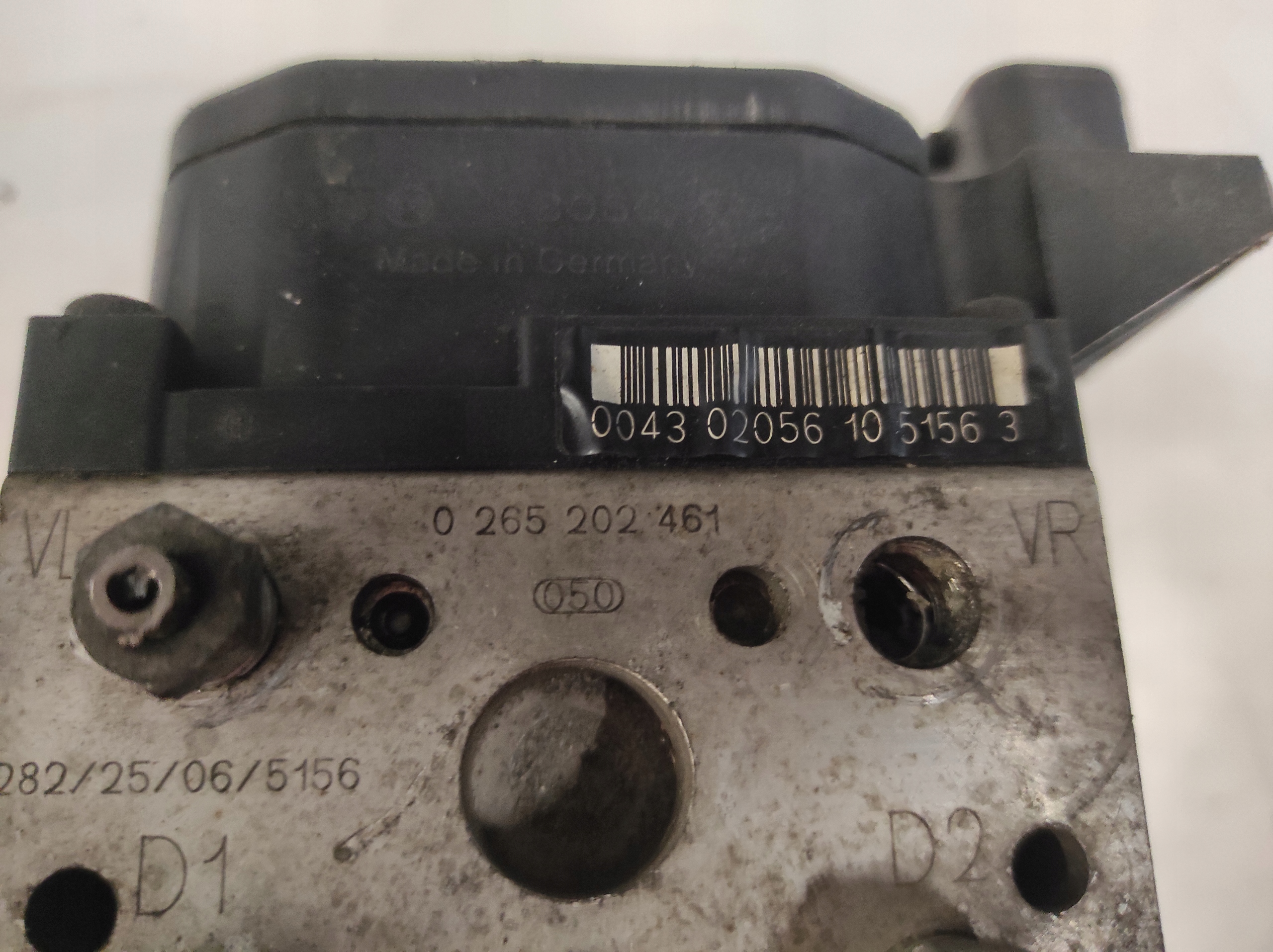 Mercedes VANEO 0265202461 0044310912 Pompa ABS
