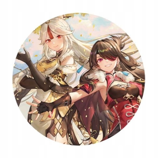 Przypinka Genshin Impact Ningguang i Beidou