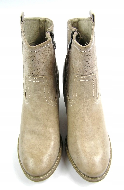 MARCO TOZZI 2-25305-32 beżowe botki roz. 40 Rozmiar 40