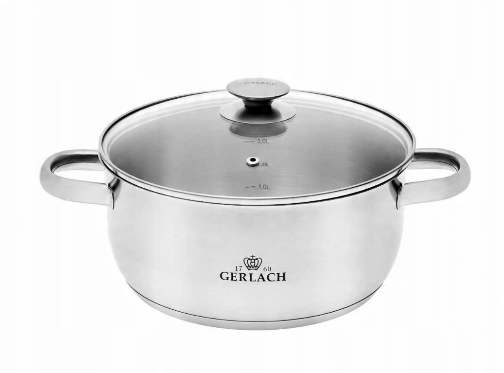 

Gerlach First Garnek 24 cm 4L z pokrywką F