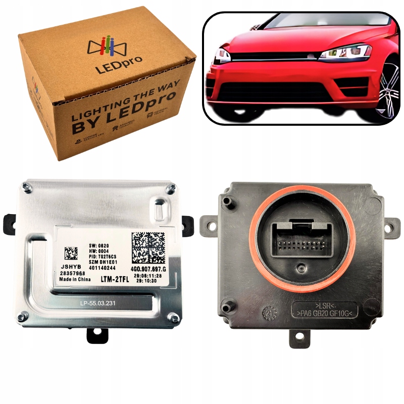 Modul Ovladače Světel Pro Denní Jízdu Drl Vw Seat 4G0.907.697.G