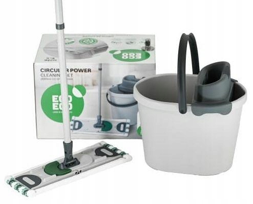 York plochý mop s kbelíkem a odšťavňovačem Circular Power pro úklid Eco Ego