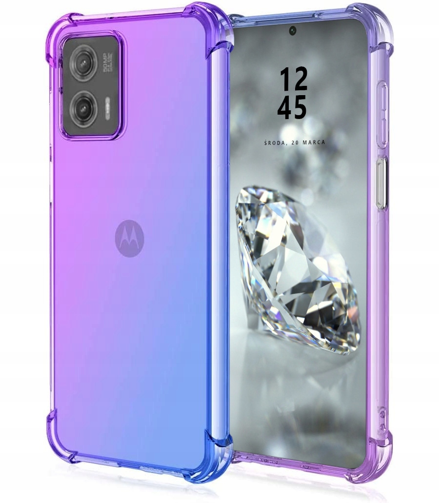 

Etui Do Motorola G53 5G Mieniące Aurora Szkło