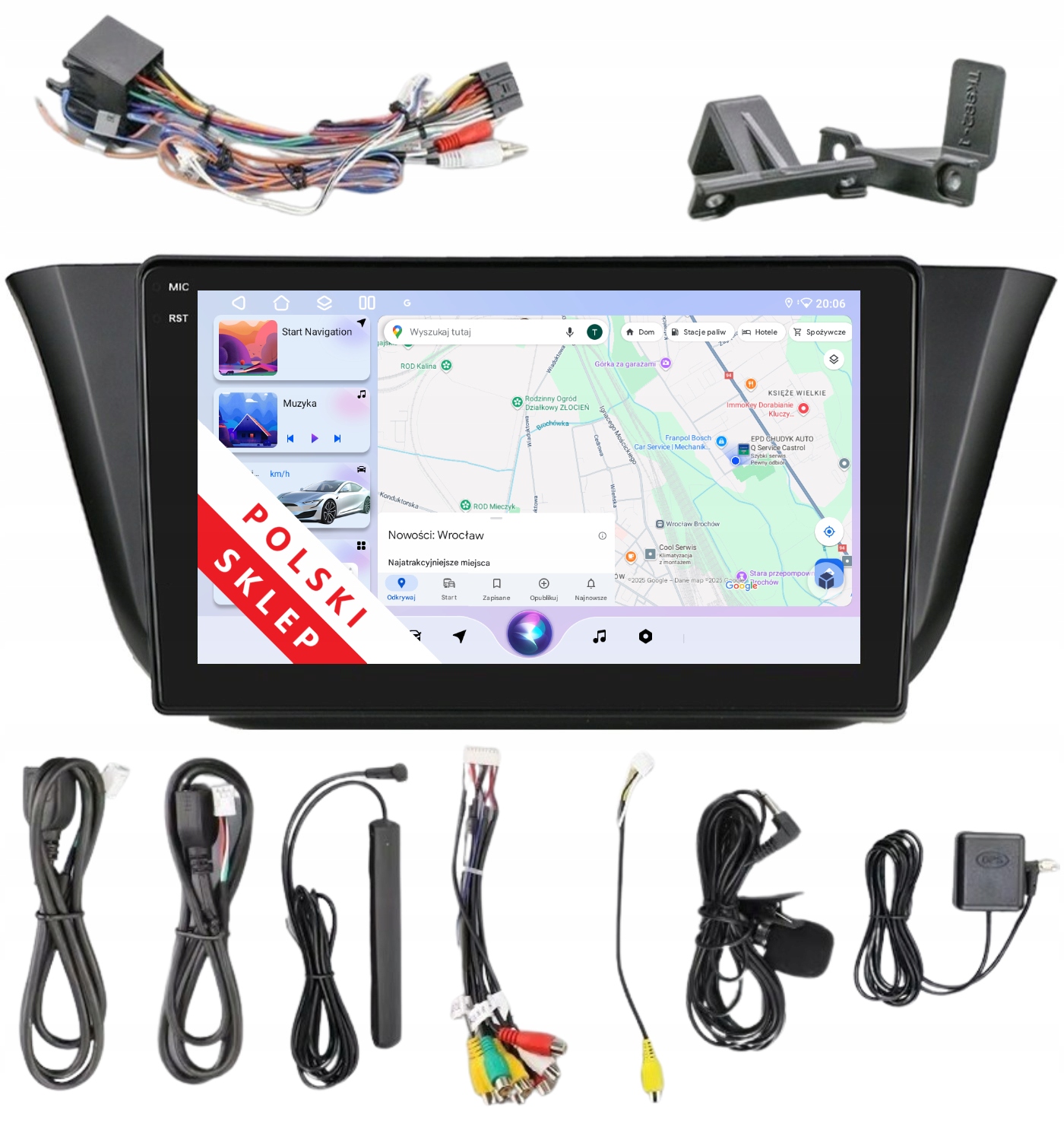 Navigace 2DIN Rádio Android Iveco Daily 6 VI 3/32 Gb Dsp Carplay Lte