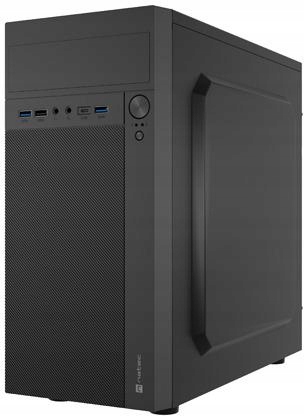 Počítačová Skříň Natec Helix Usb C Matx Mini Tower Černé