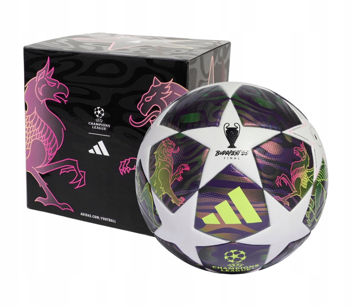 Adidas Piłka Nożna Ucl League 2026 Fifa Box JX9101 Rozmiar 5 Napompowana