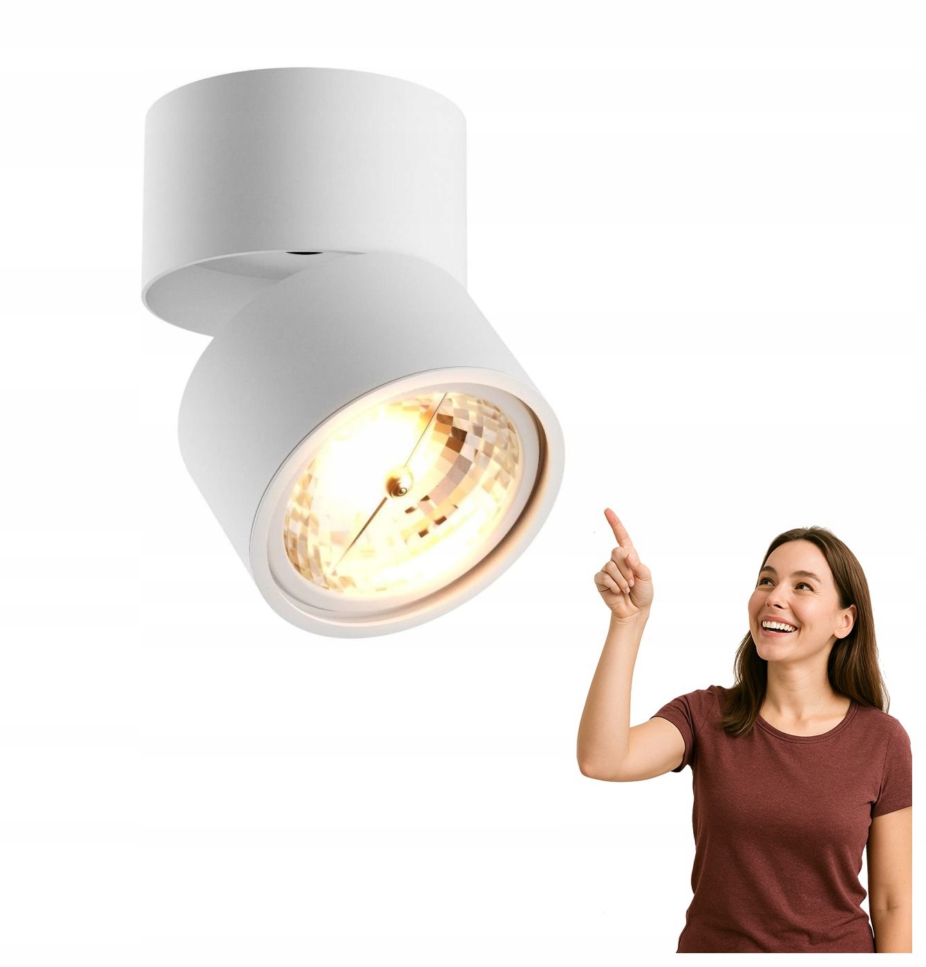 Spotová reflektorová lampa Lomo 20001-WH-N Zuma Line