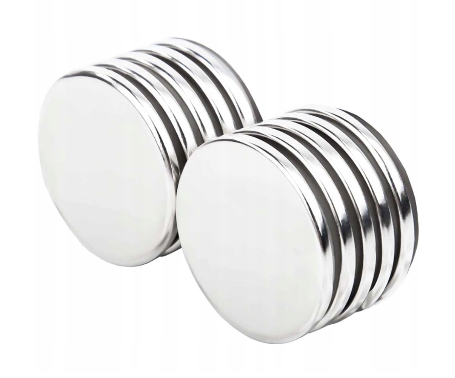 

Magnes Neodymowy Walcowy Mocny Magnesy 10 Sztuk