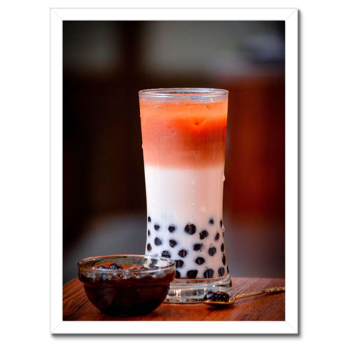 Plakáty v rámu 30x40 Bubble tea Čaj bubliny