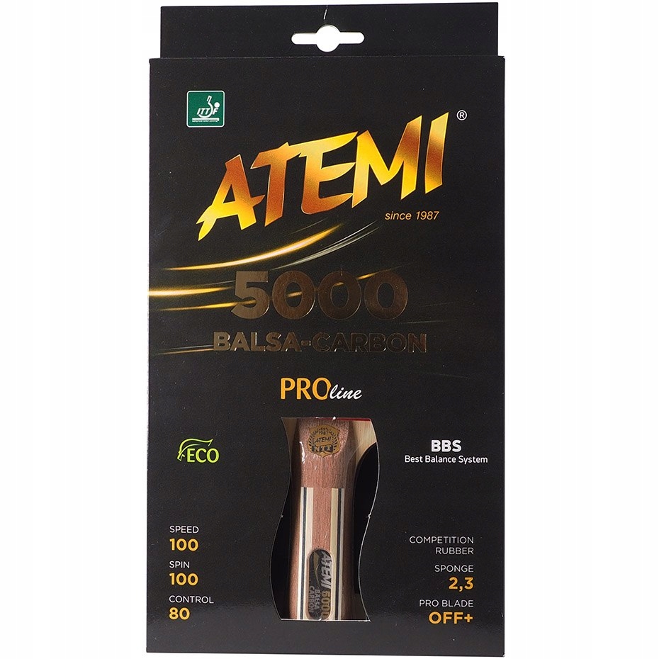 Ракетка для настольного тенниса atemi 5000 Pro concave