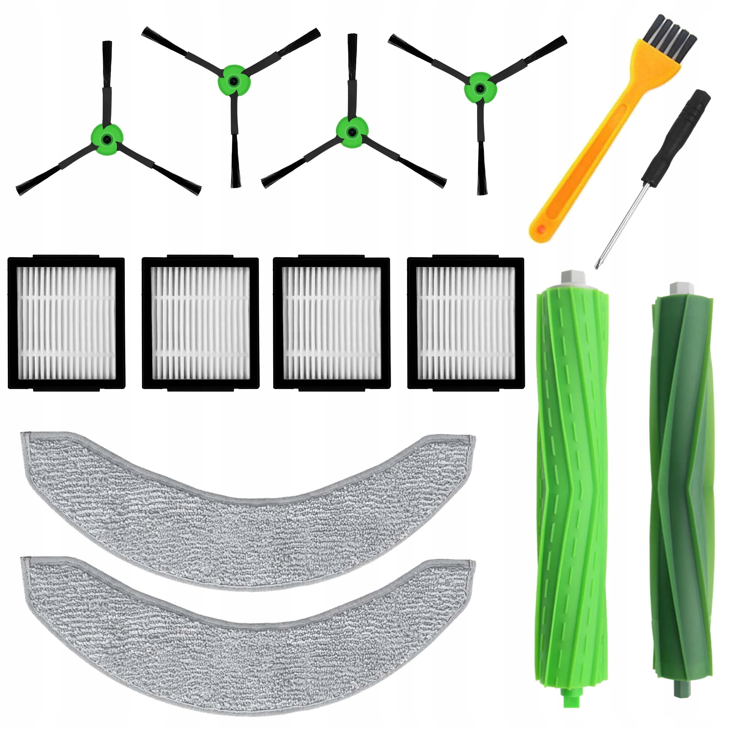 Zestaw Szczotki Filtry Mopy do iRobot Roomba Combo J7 J7+ J9 J9+ Akcesoria