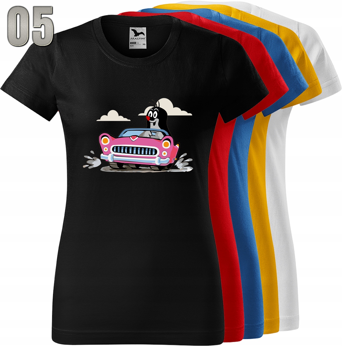 KOSZULKA DAMSKA KRECIK XXL Wzór dominujący print (nadruk)