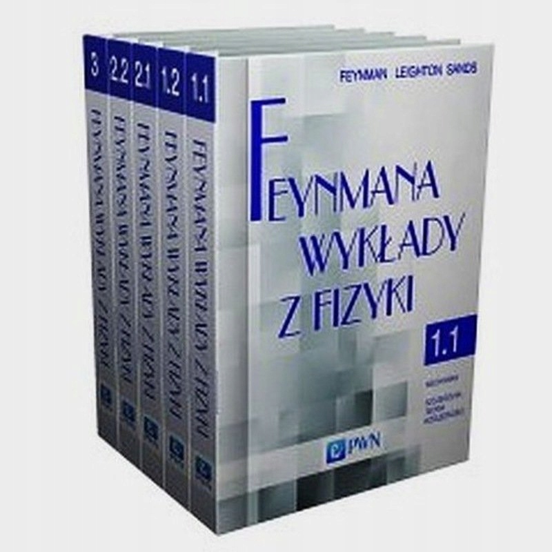 

Feynmana wykłady z fizyki Tom 1-5 Komplet