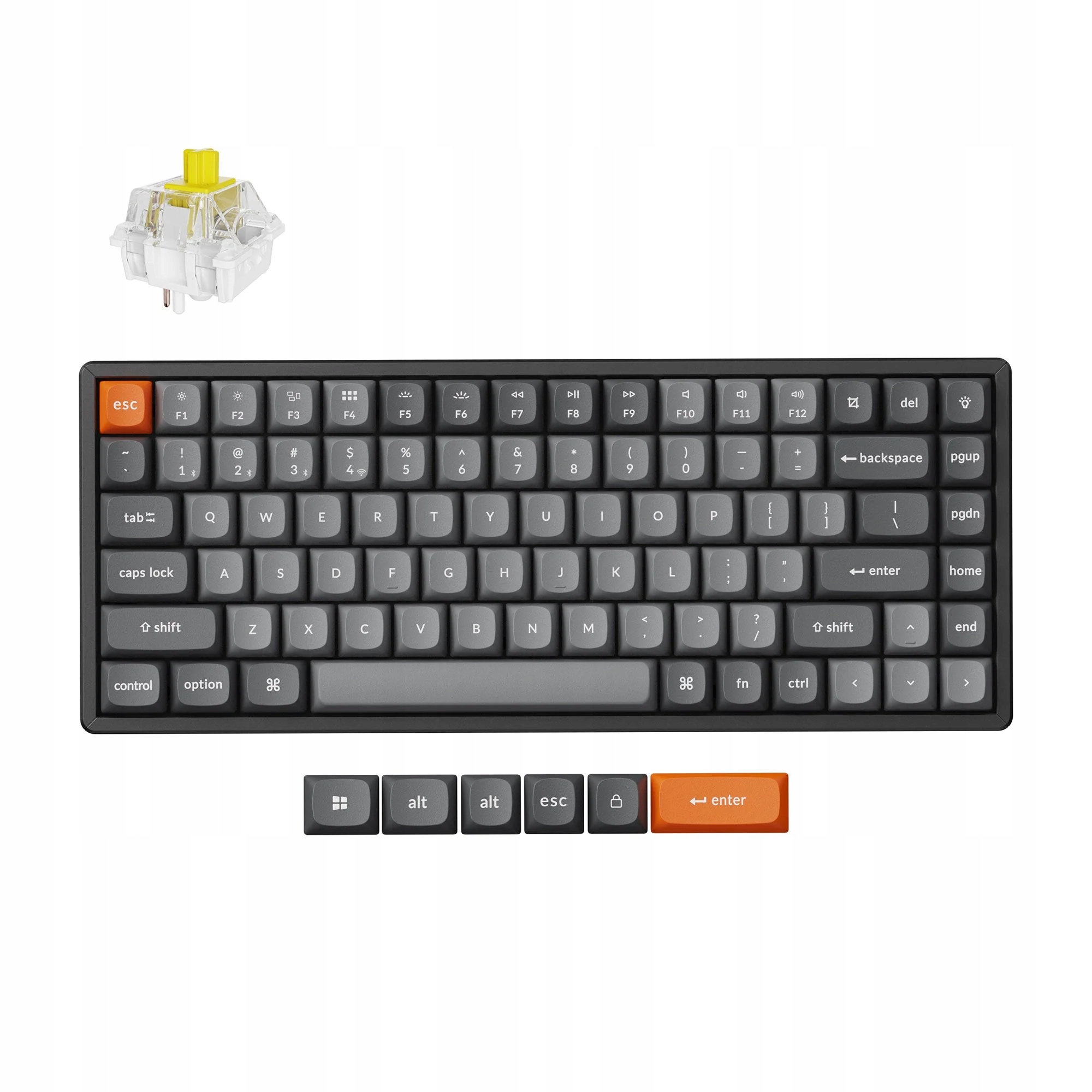 Keychron K2 Max Bezdrátová mechanická programovatelná klávesnice K2M-J4