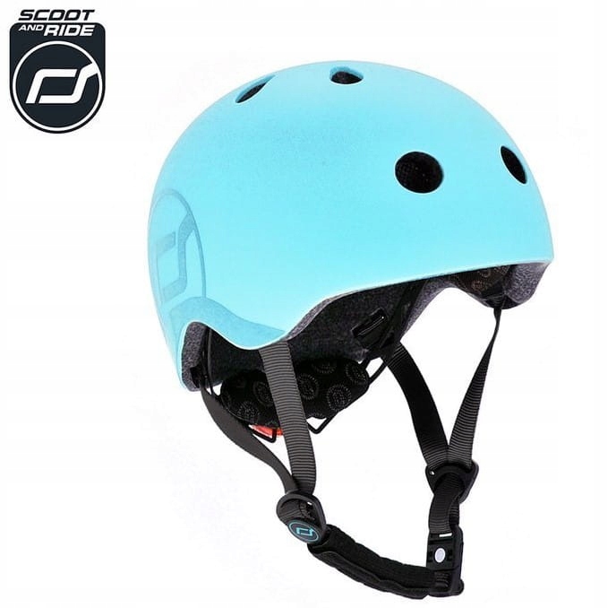 ZESTAW SCOOT AND RIDE BLUEBERRY HULAJNOGA Highwaykick 3 + KASK LED S-M 3L+ Koła Pompowane