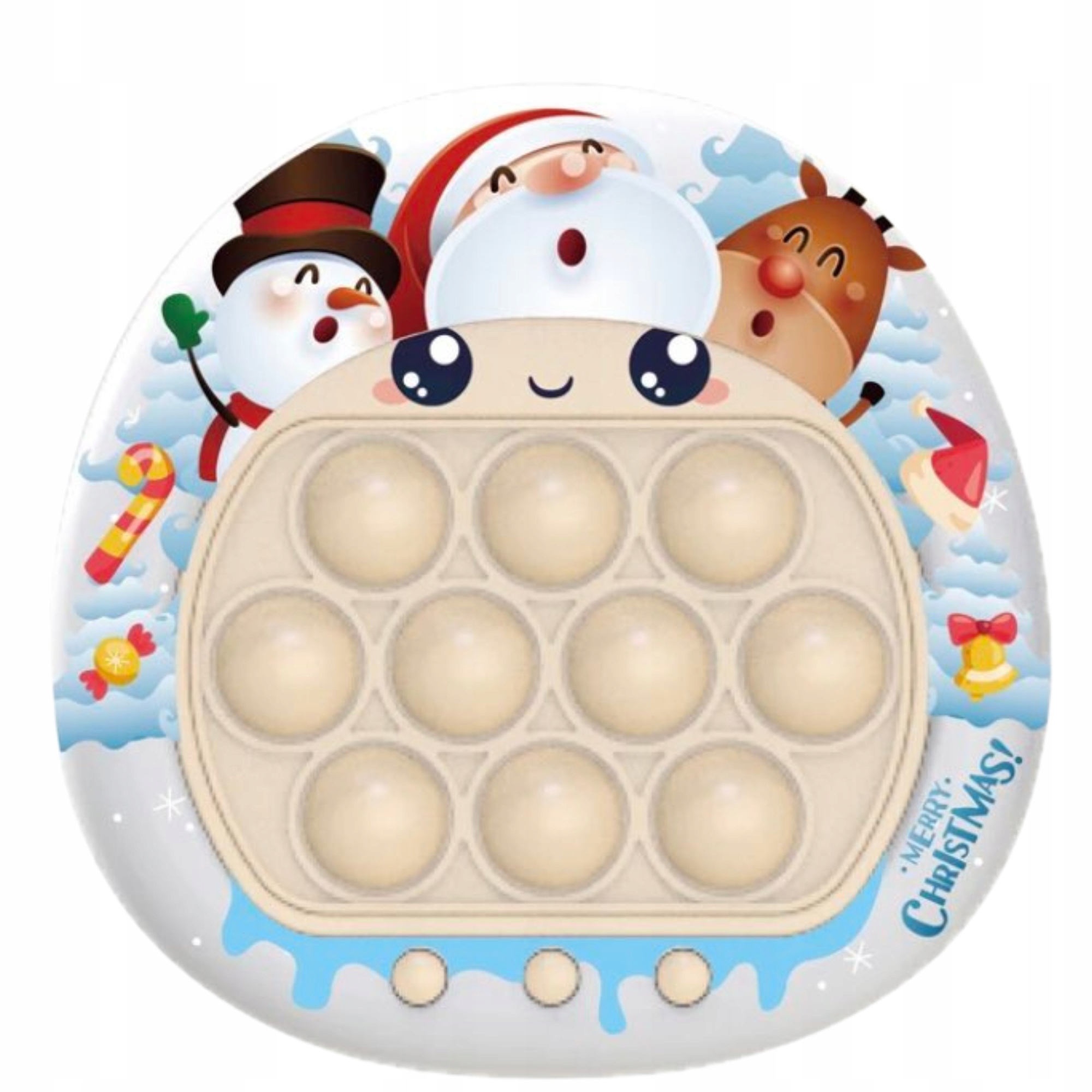 GRA POP IT ANTYSTRESOWA ZRĘCZNOŚCIOWA ELEKTRONICZNA ŚWIĄTECZNA MIKOŁAJ