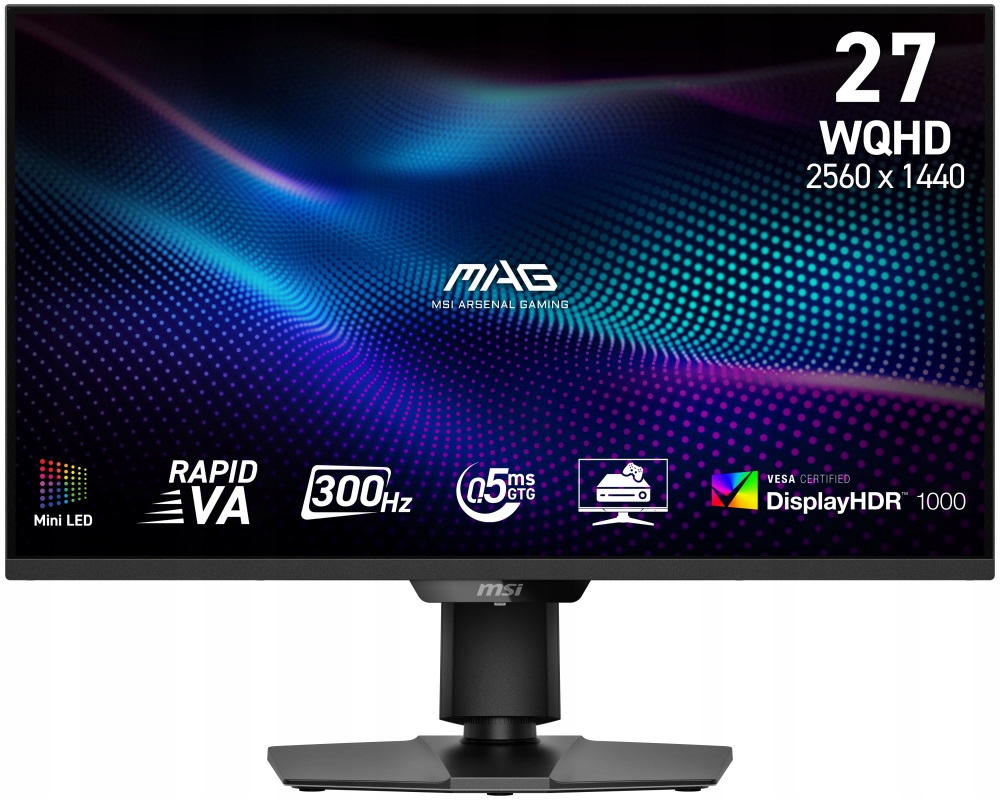 Msi Gaming Mag 274QPF X30MV/ 27"/ 2560x1440 Va Led/ 0,5ms/ 300Hz/ 400cd/m
