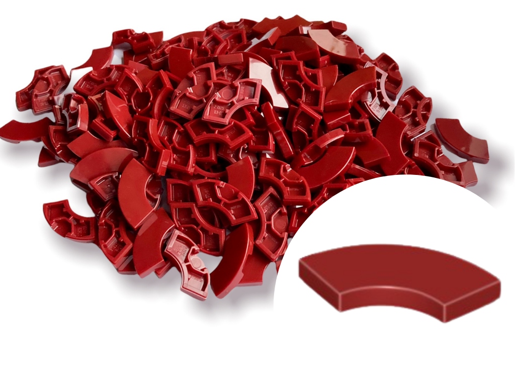 

Lego 27925 Płytka Tile łuk Bordowy Red 40szt