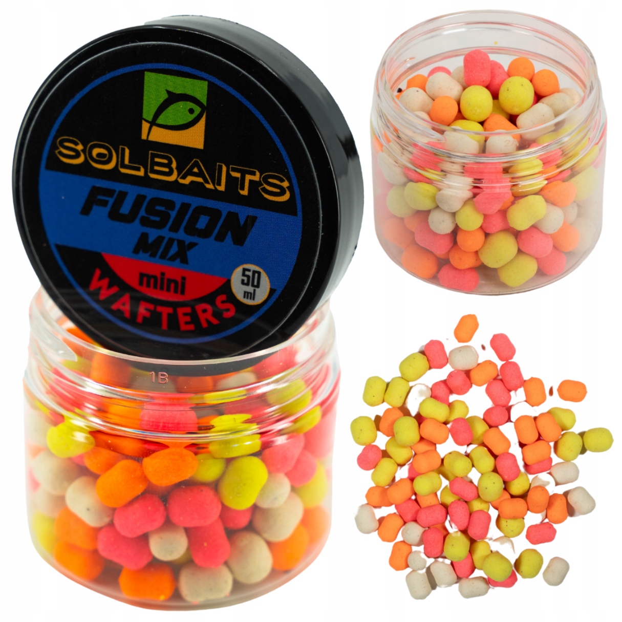 Appâts Flottants Wafters Fluorés 15mm - Pot De 150ml, Couleur Rose, Pour Carpe, Brème, Gardon