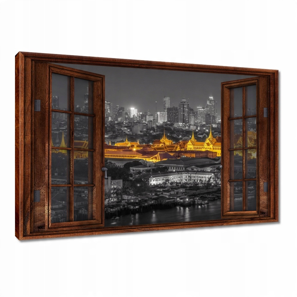 

Obrazy 120x80 Gold night in Bangkok