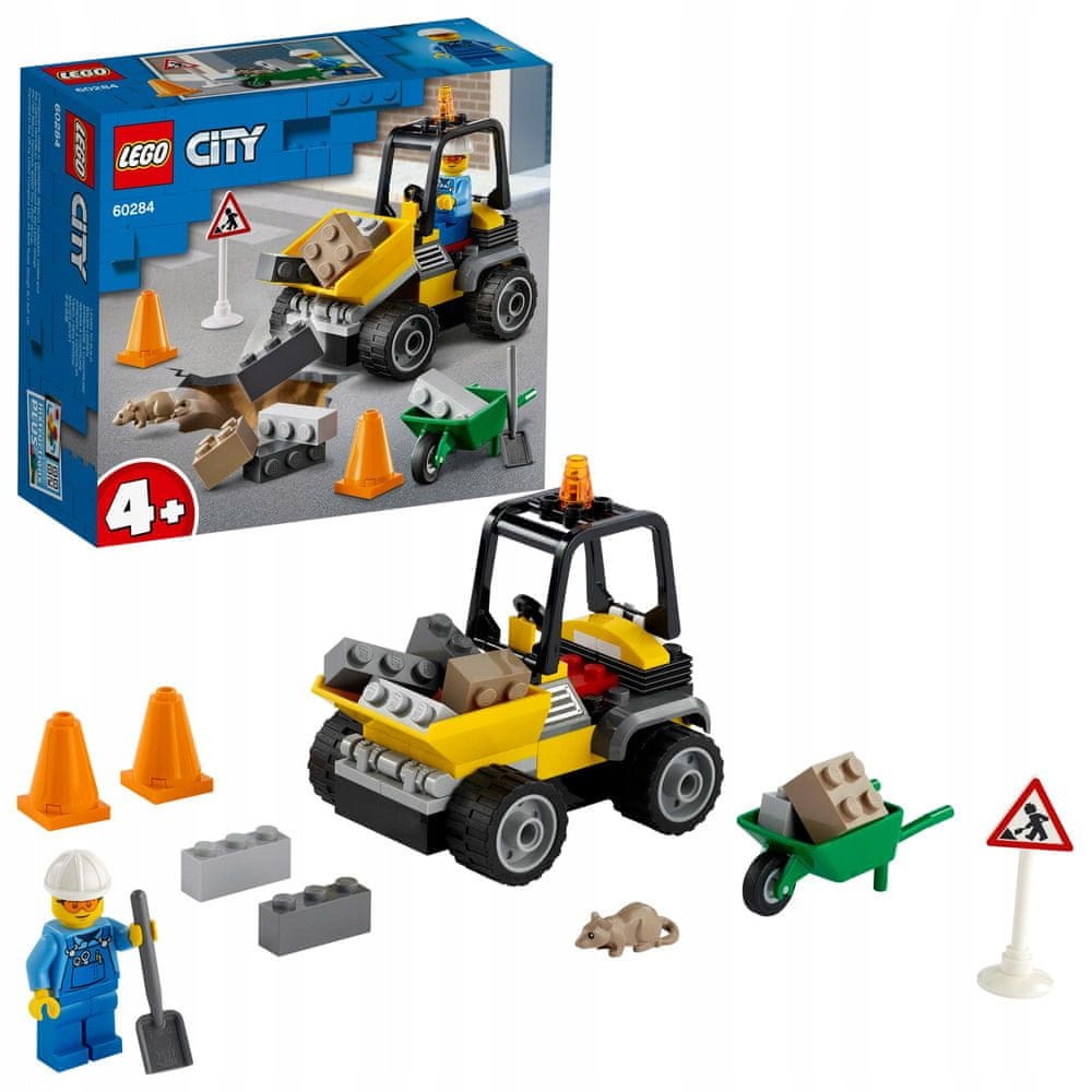 Lego City 60284 Pojazd do robót drogowych