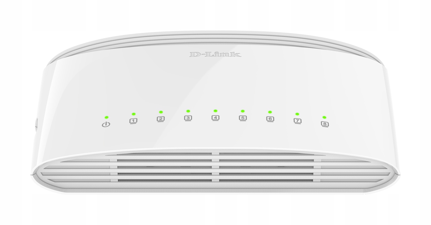 D-LINK Switch 8 x 1000/100/10Mbps, MDI/MDI-X switch, VPN Support — 10