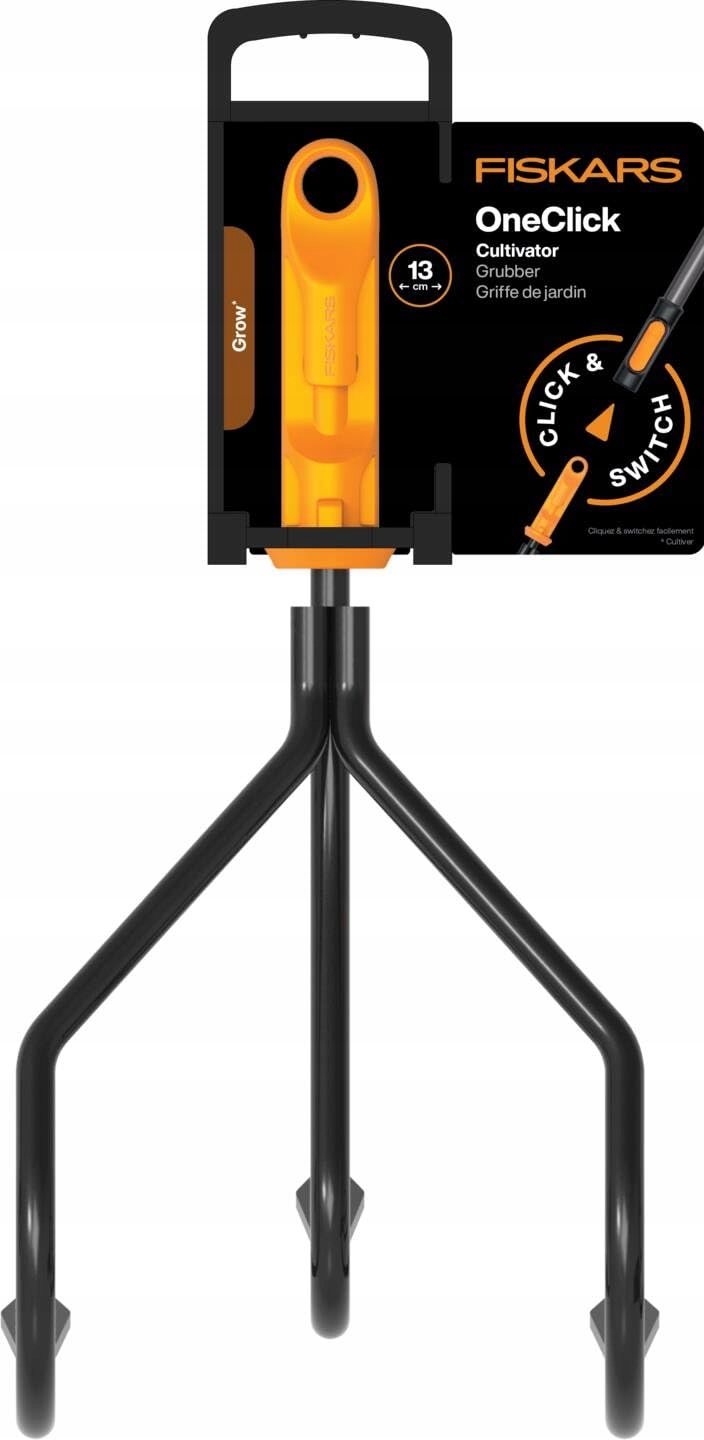 Fiskars OneClick Kultivátor pro kypření půdy Ocel 19 cm