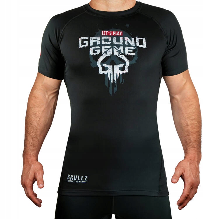Rashguard Skullz Krótki Rękaw L Ground Game