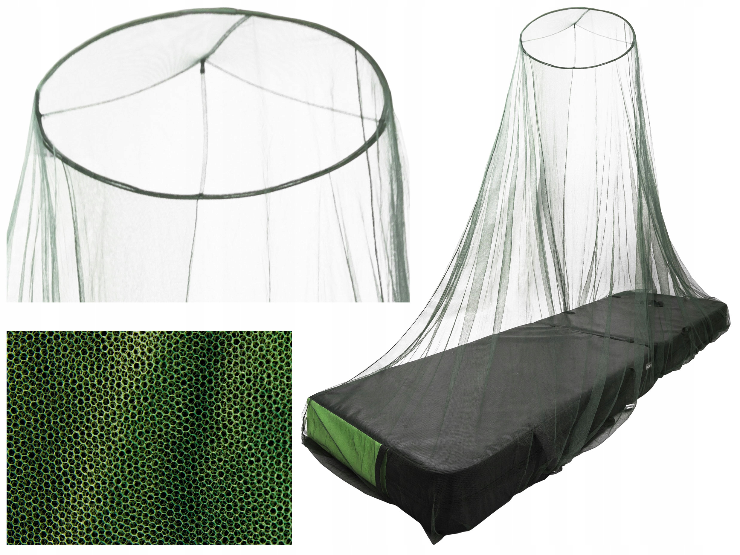 Moskitiera Mfh mała oliwkowa (0,63x2x8 m)