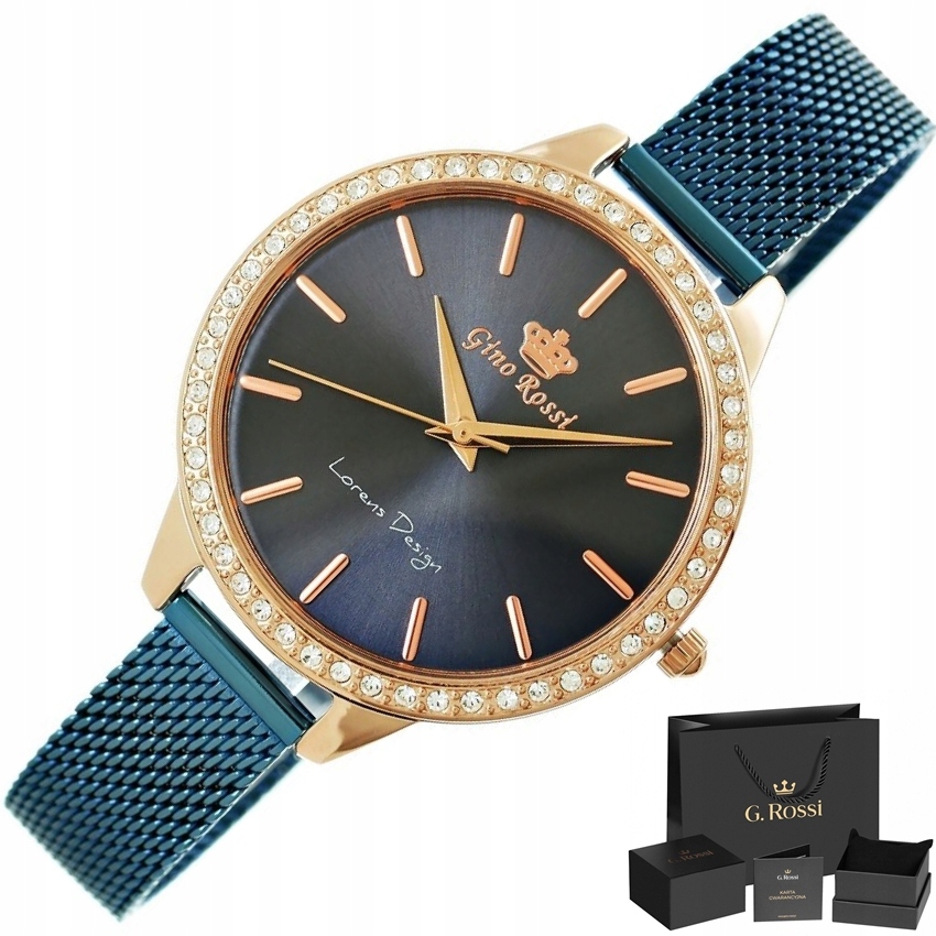 

Zegarek Damski Gino Rossi Cyrkonie 11312B-6F3