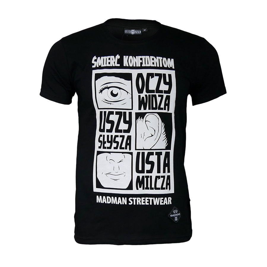 

Koszulka streetwear uliczna Śmierć Konfidentom 5XL