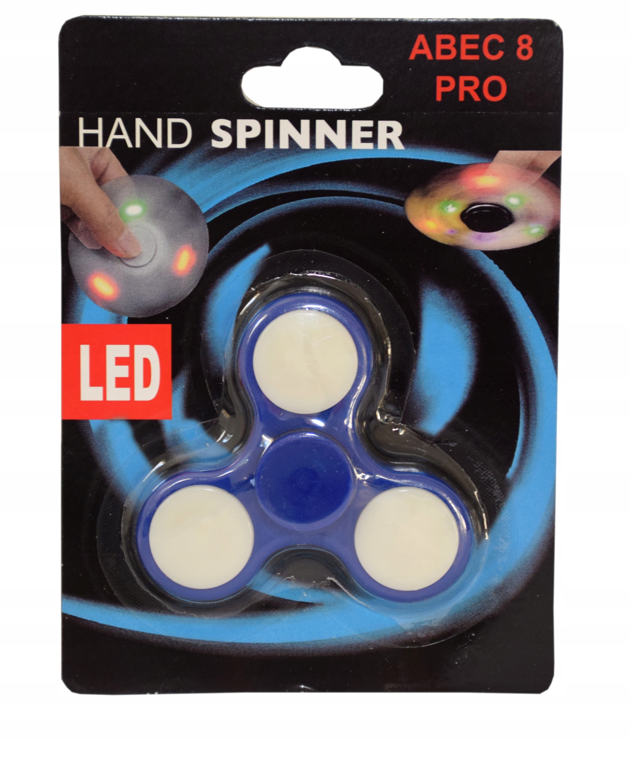 HAND FIDGET SPINNER LED NIEBIESKI Rodzaj Fidget Spinner