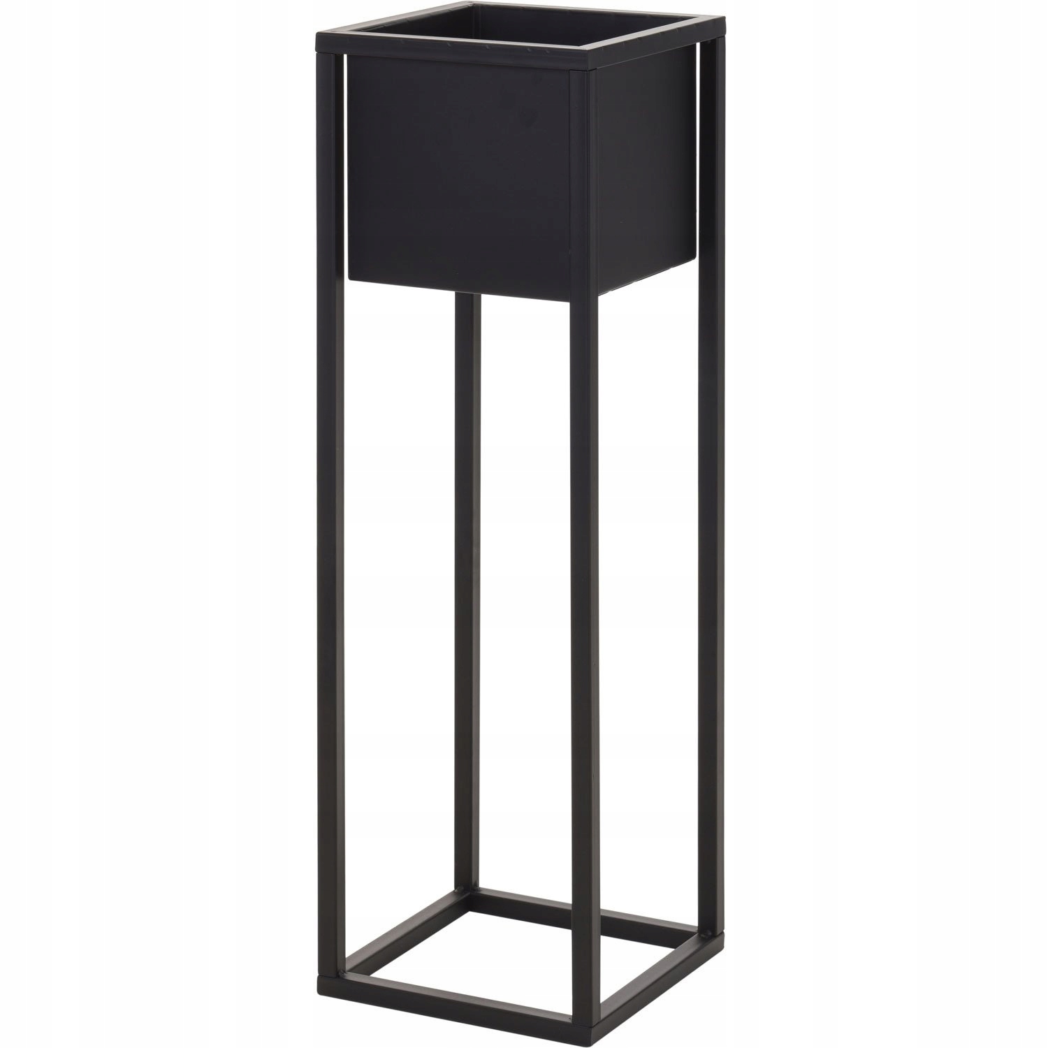 

Kwietnik Doniczka Na Stojaku ozdobna Czarna 70 cm