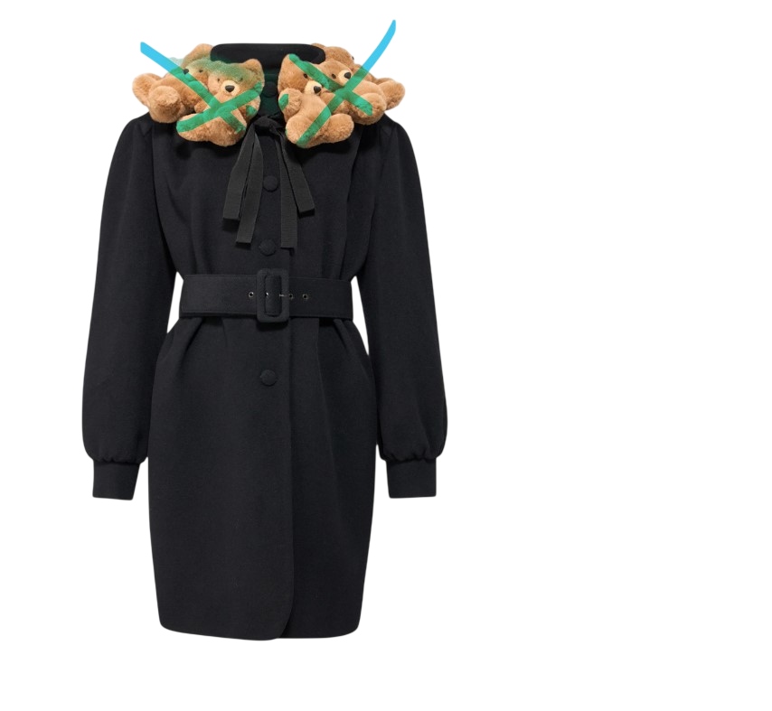 Moschino – Klasický kabát R,36