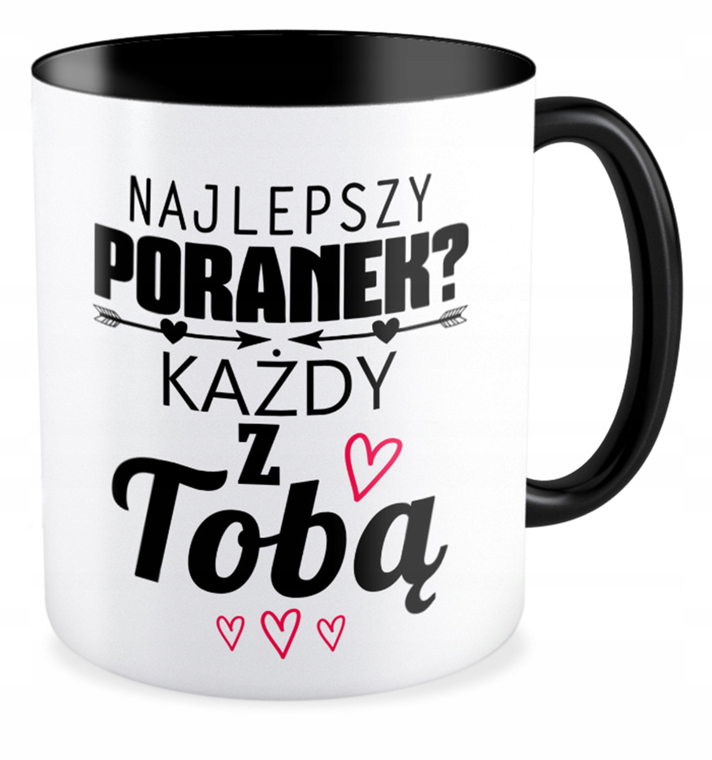 

Kubek czarny dla Niej Niego Miłość Galeria Wzorów