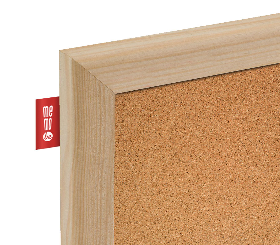 Tablica korkowa 80x60 cm 60x80 rama drewniana MemoBe tablica ogłoszeń Kod producenta MTC080060.00.01.01